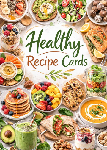 Корица на Healthy Recipe Cards